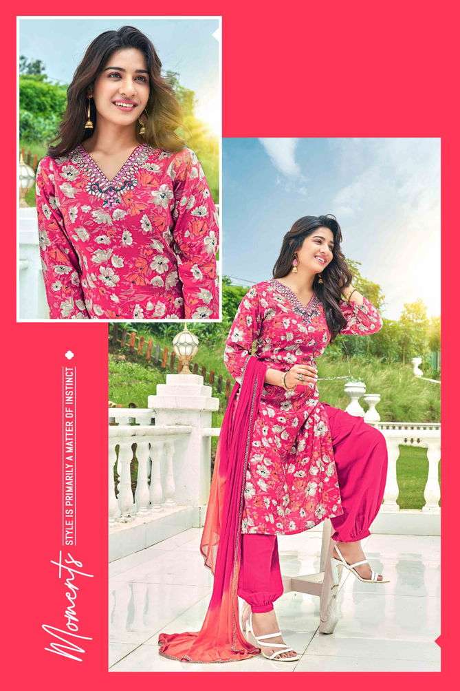 Mahek Vol 1 By Pirohi Afghani Style Modal Foil Printed Kurti With Bottom Dupatta Wholesale Market In Surat
                      